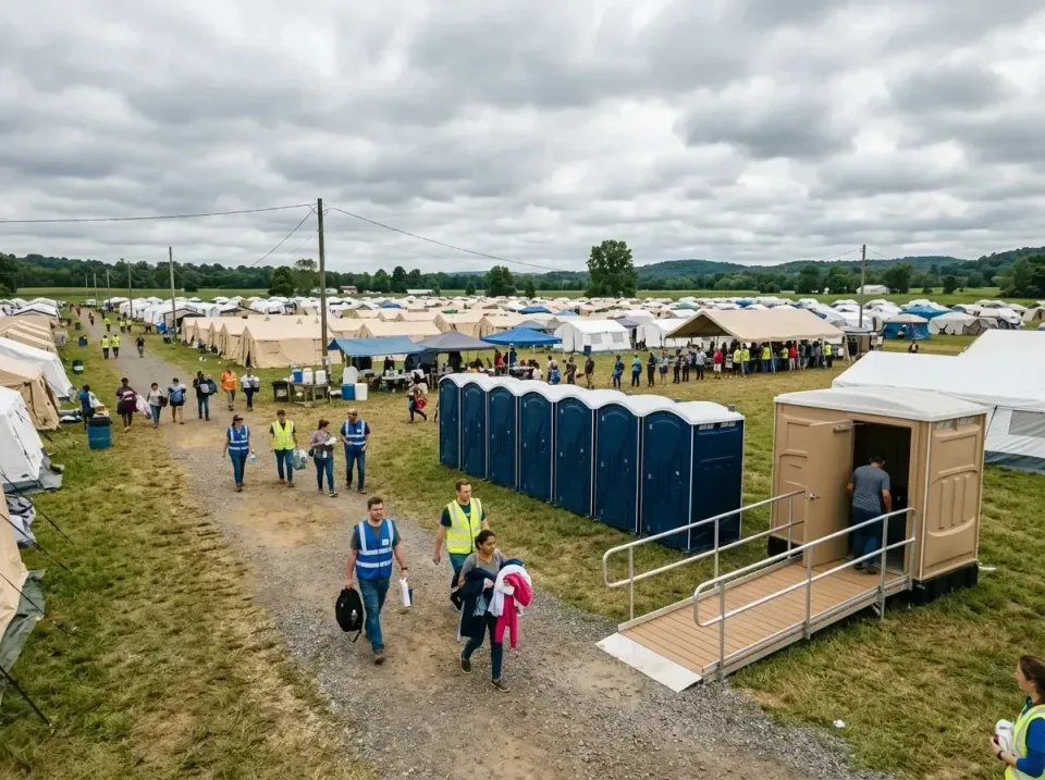 disaster-relief-camp-restrooms-010 — frequently asked questions, Dumpster & Portable Bathrooms Rental in Tomah, WI